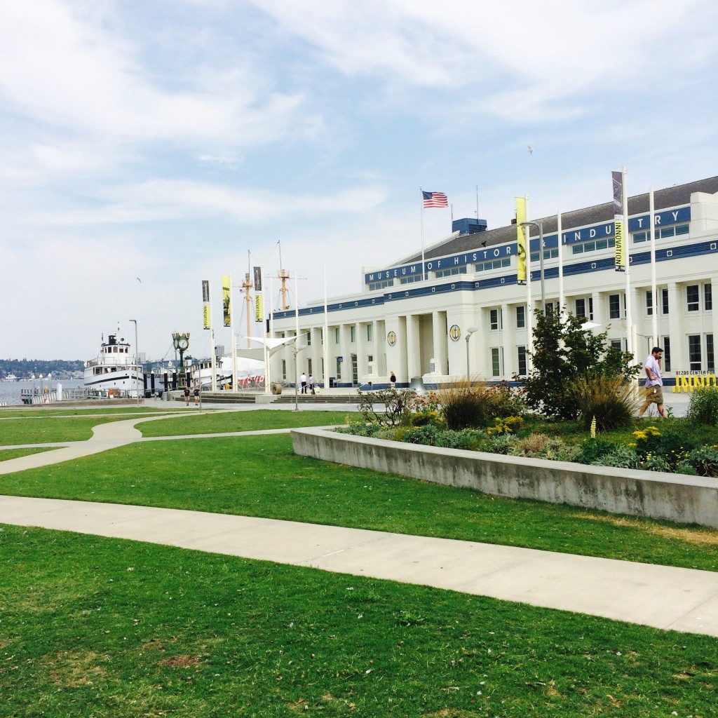 Lake Union Park is home to MOHAI and The Center for Wooden Boats.