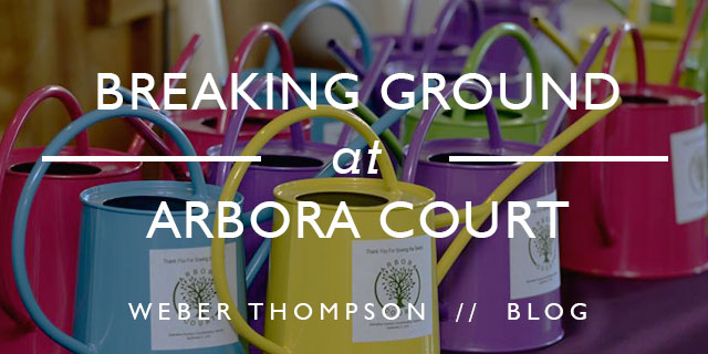 Breaking Ground at Arbora Court
