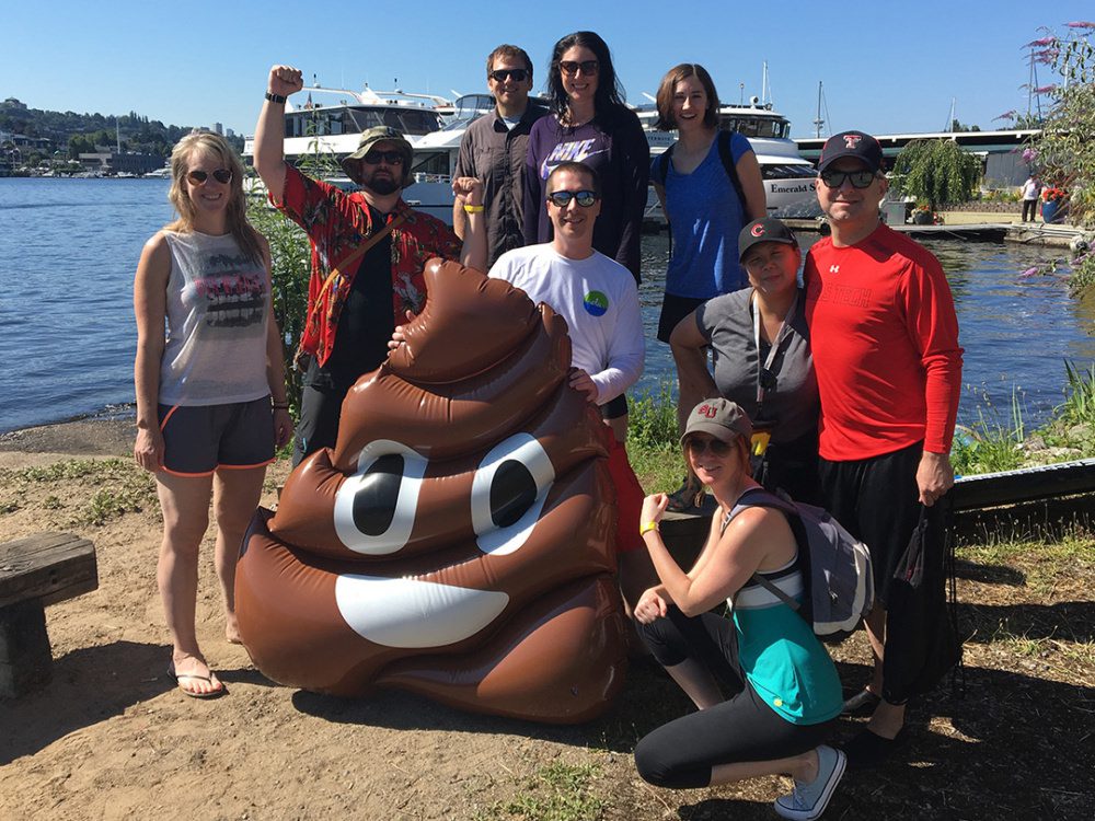 Image of Weber Thompson racers at the Clean Lake Union event