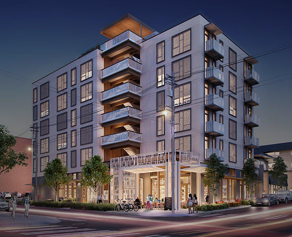 Rendering of Solis in Capitol Hill, Seattle, WA