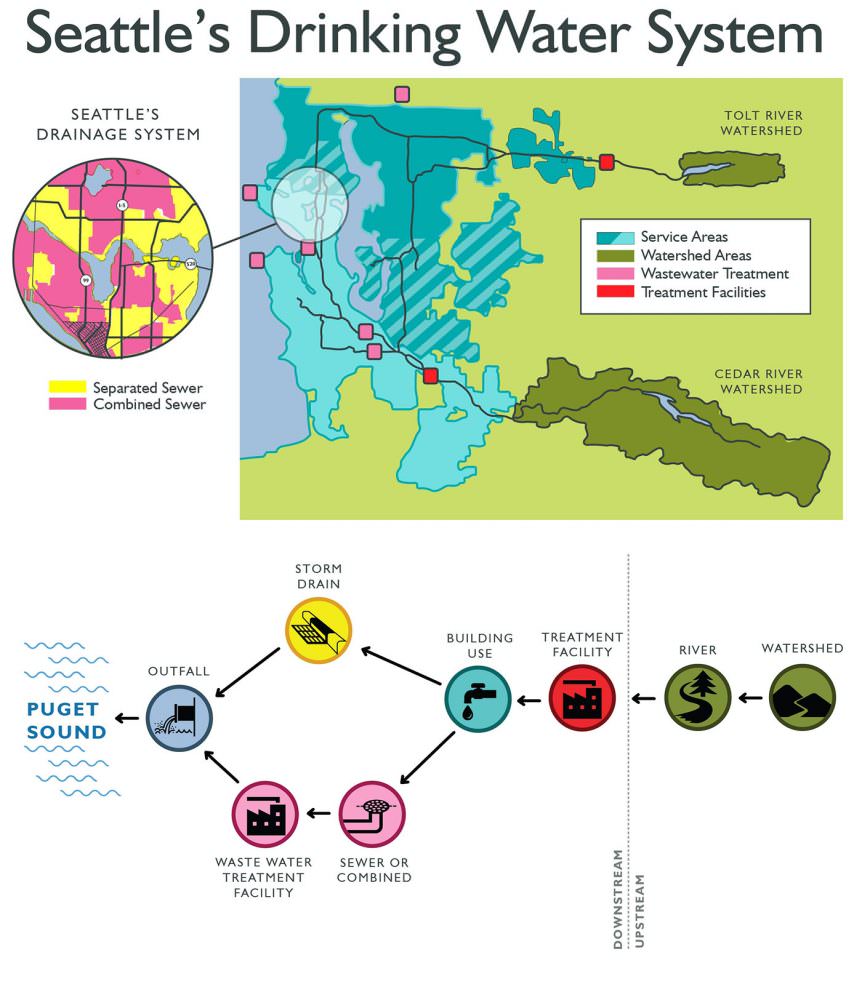 Seattle's Drinking Water Systems infographic
