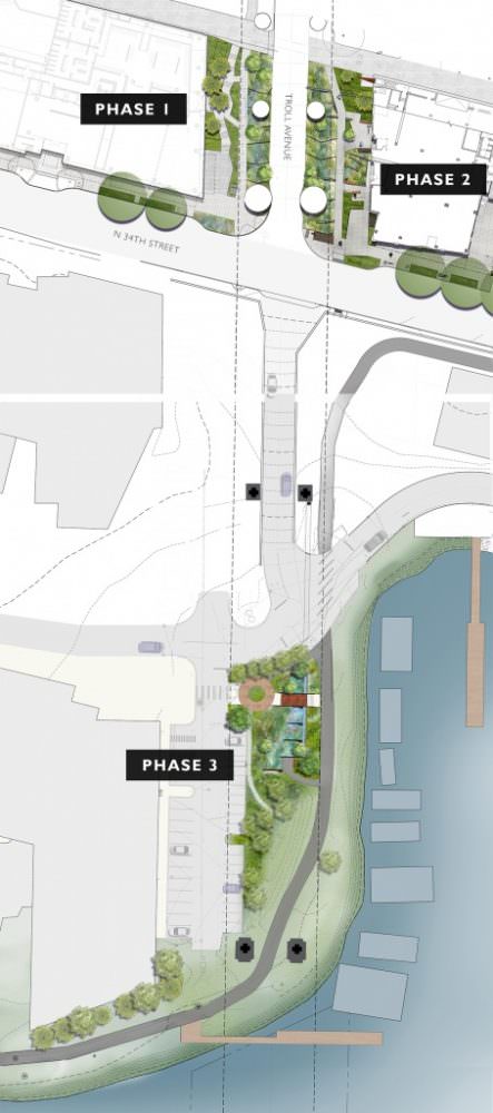 Fremont swales aerial view graphic