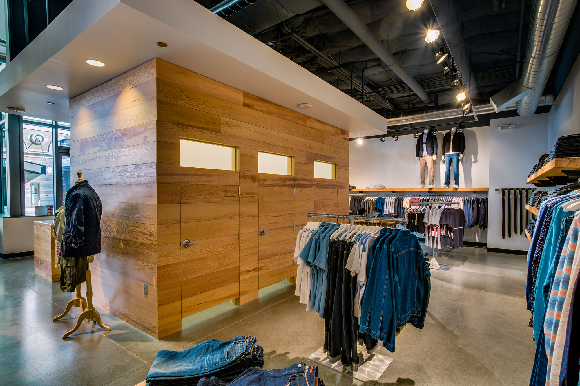 Interior of the upmarket mens retail in Brown Thomas store on