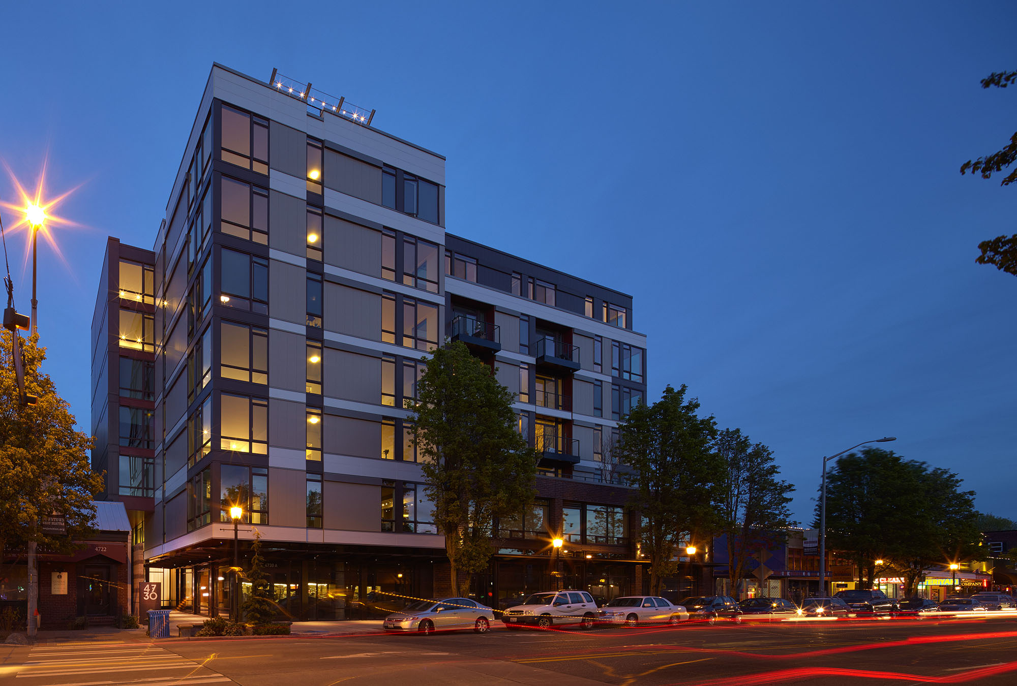 West Seattle apartment building.