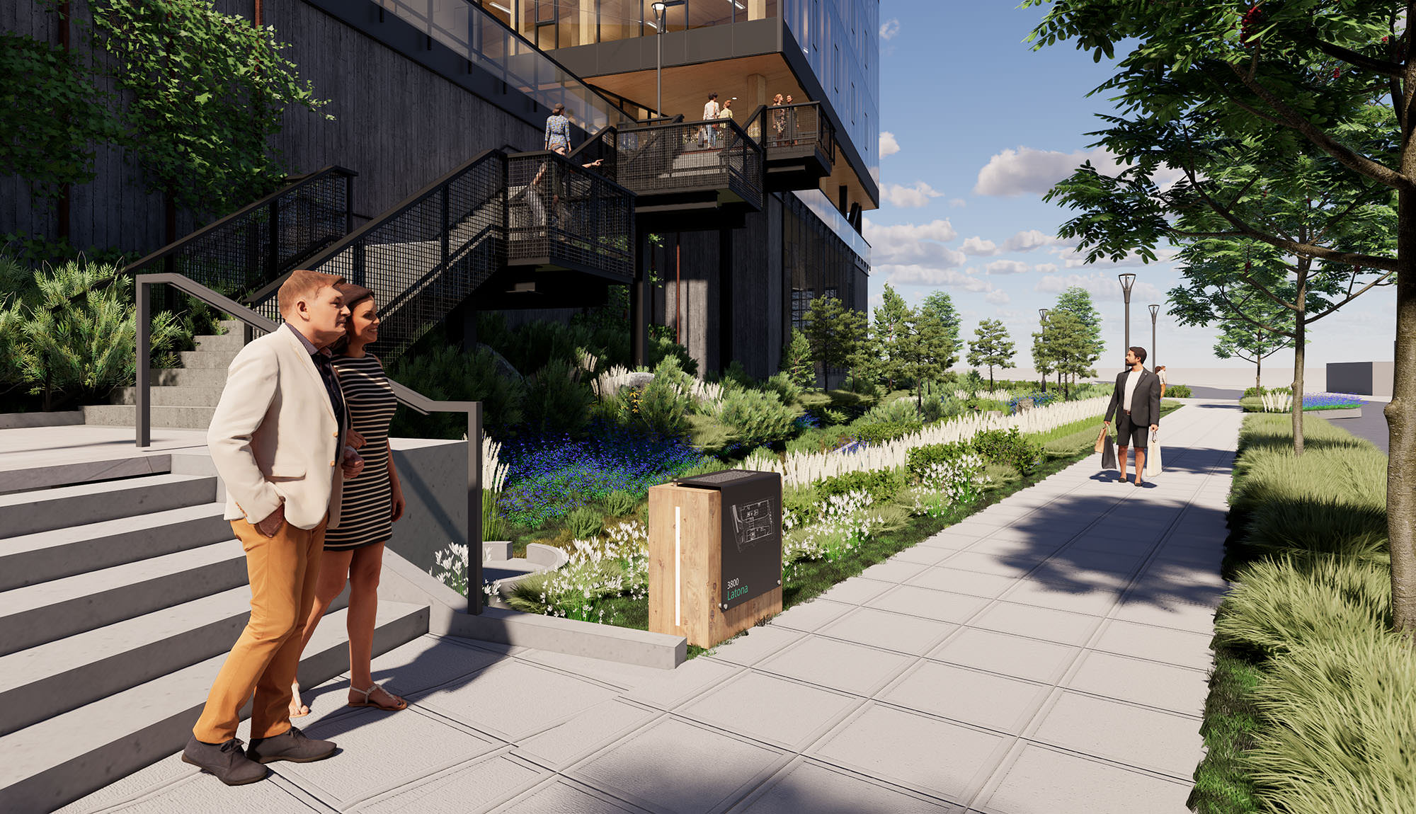 Latona at North Lake Union landscape architecture