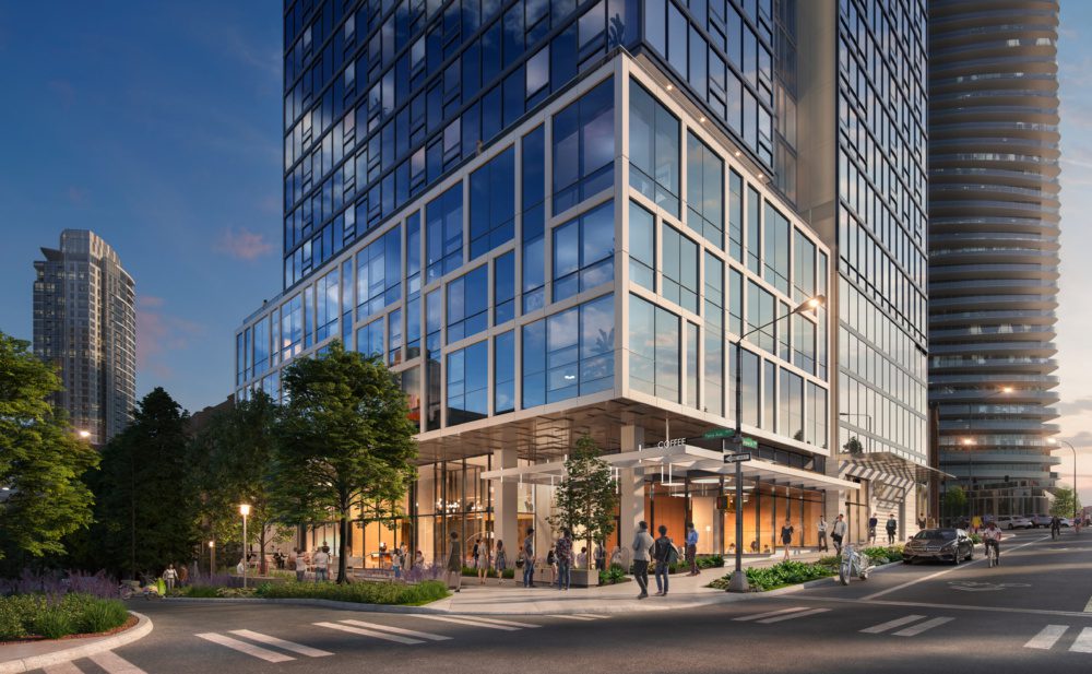 Rendering of The Ayer high-rise tower