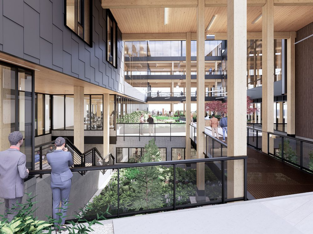 Rendering of Northlake Commons in Seattle