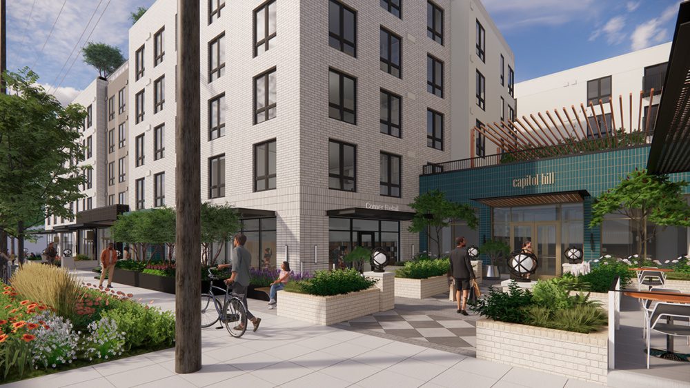 Greystar\'s 336-Unit Mixed-Use Project in Weber Capitol The Neighborhood Approval Seattle\'s Thompson Hill Design Board | Registry from Review | Receives
