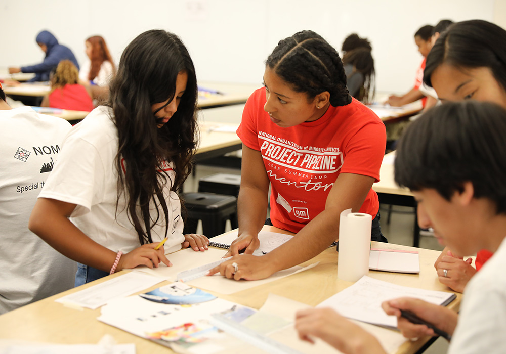 2023 Project Pipeline Architecture Camp student and mentor