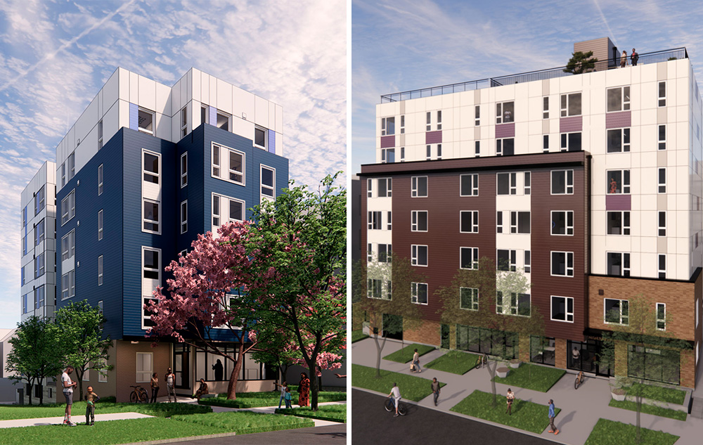 renderings of new hope family east and west building