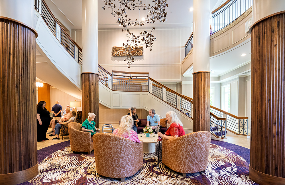 Era Living's University House Issaquah recently had a grand re-opening celebration inviting residents' friends and family to come experience the freshly design interiors.